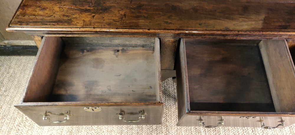A fine 18th century style dresser base.  View VIII