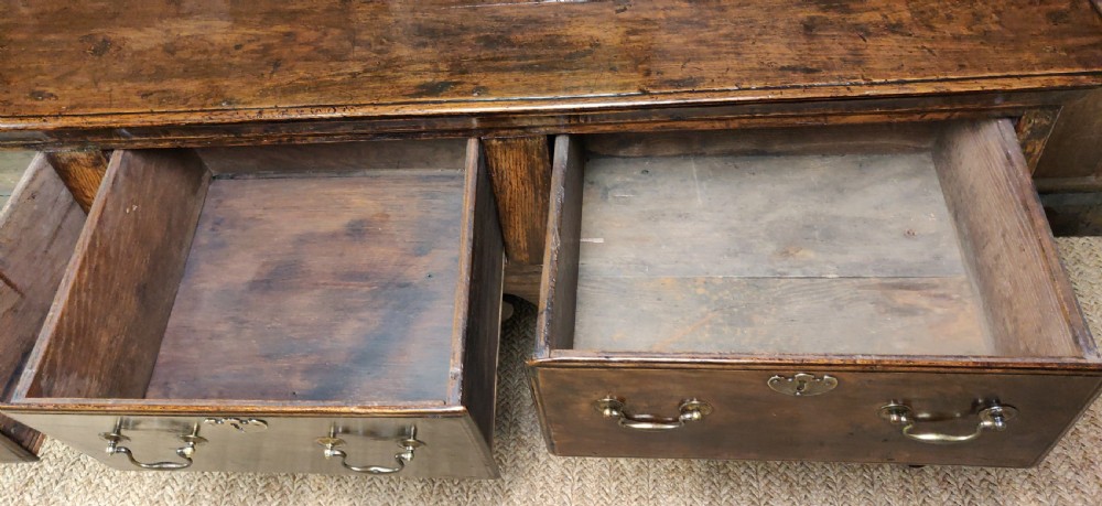 A fine 18th century style dresser base.  View IX