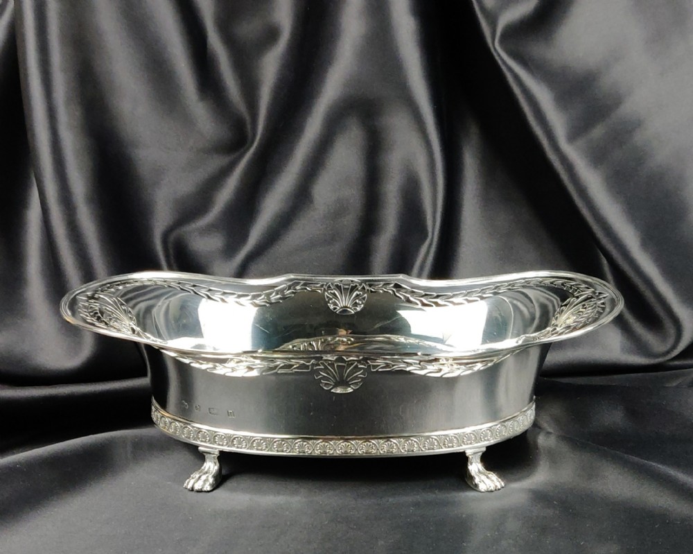 A large Edwardian silver centre piece.