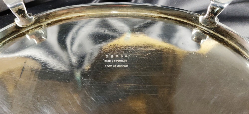 A large Edwardian silver centre piece. View XI