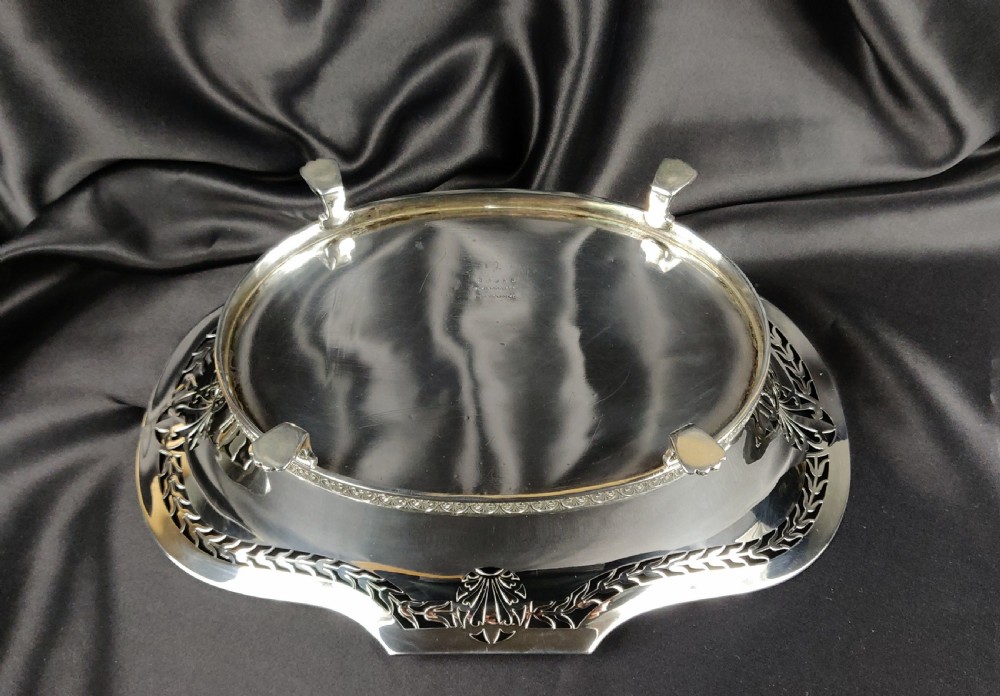 A large Edwardian silver centre piece. View XII