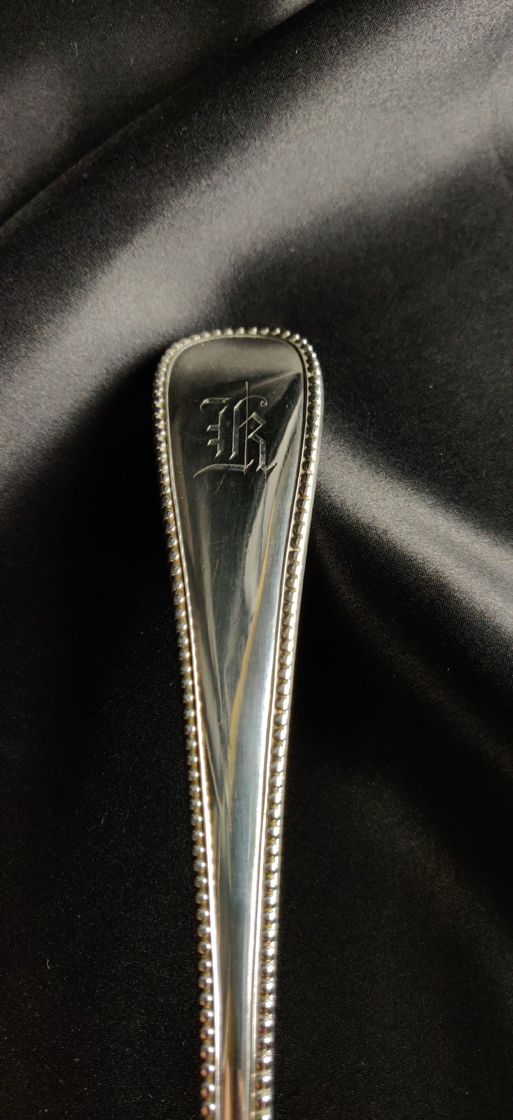 A large late Victorian silver Ladle.  View VI