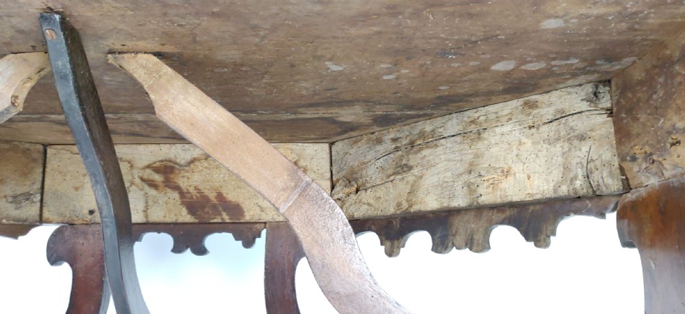 A Superb late 17th century Italian console table.  View XII