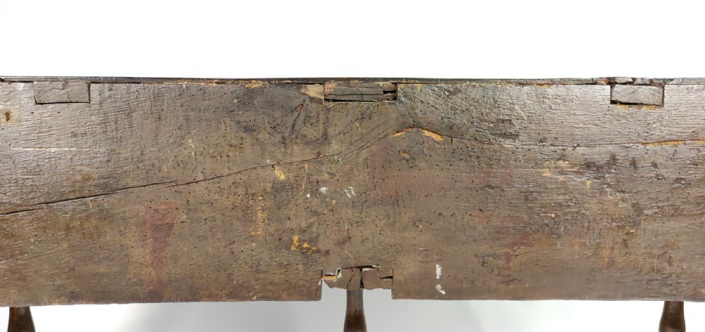 An unusually small dresser base Circa 1700.  View X