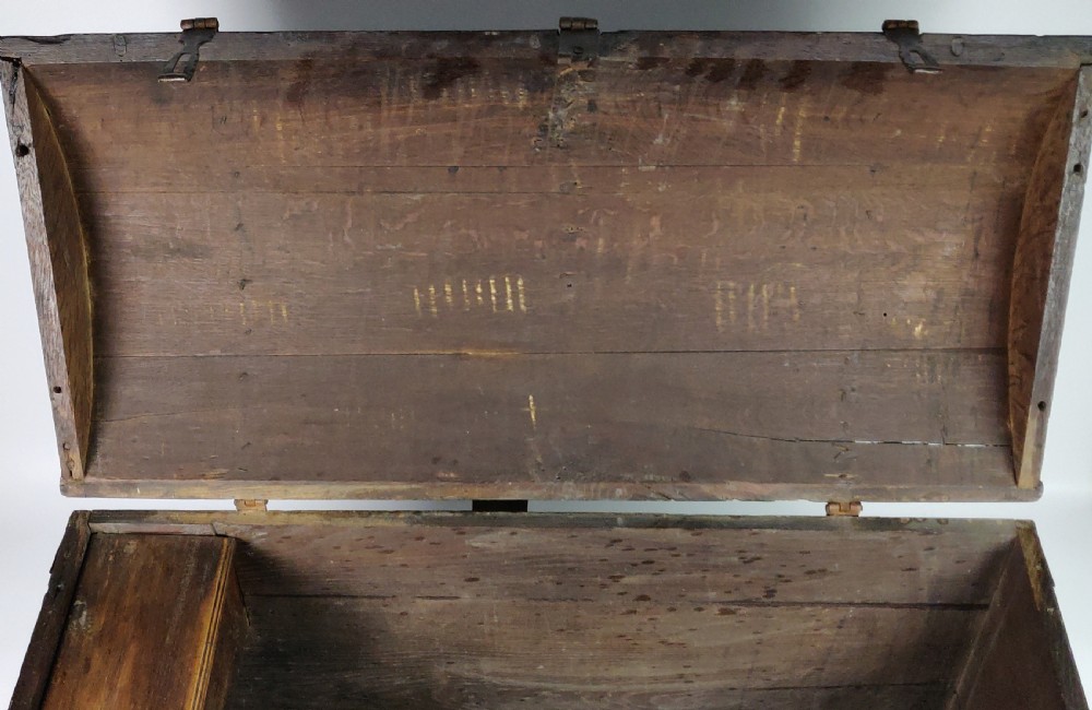 A 16th century Romayne marriage chest.  View VII