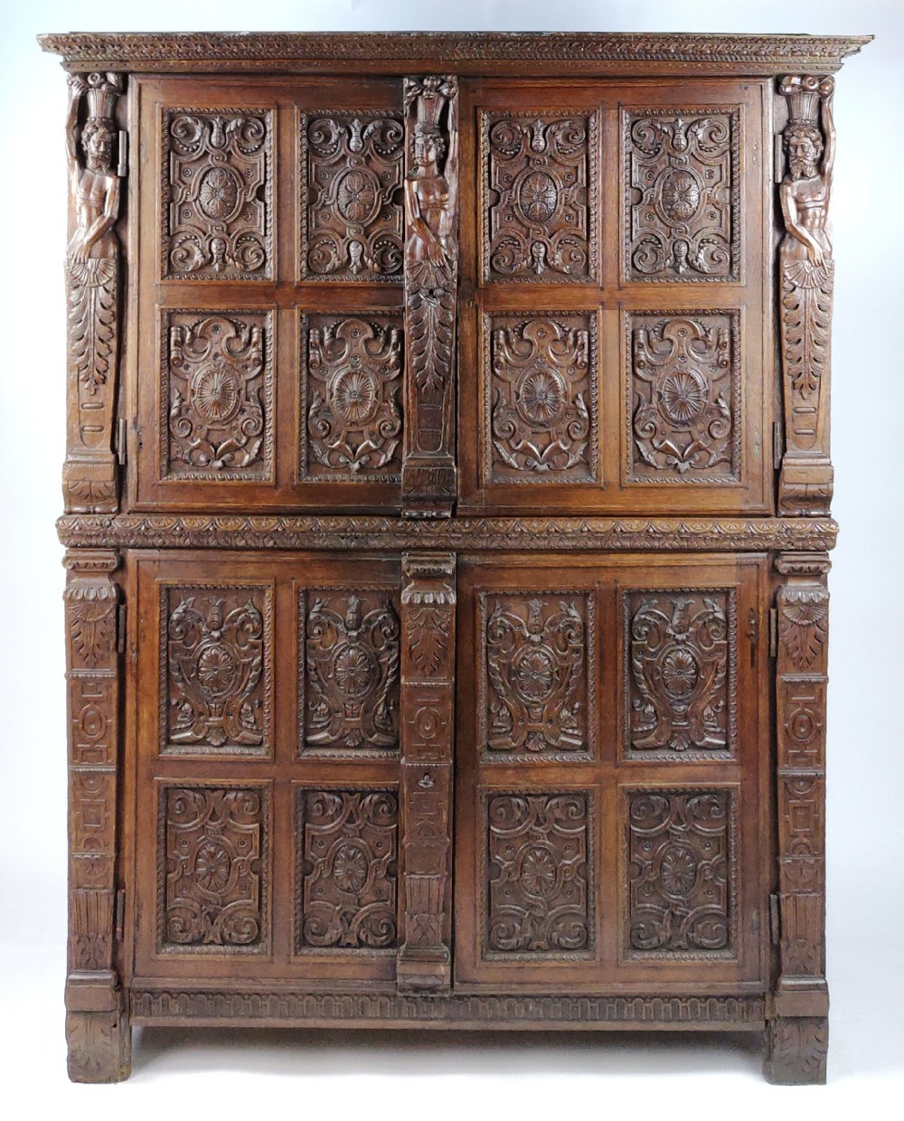 A Magnificent 16th Century Burgundian Cupboard.