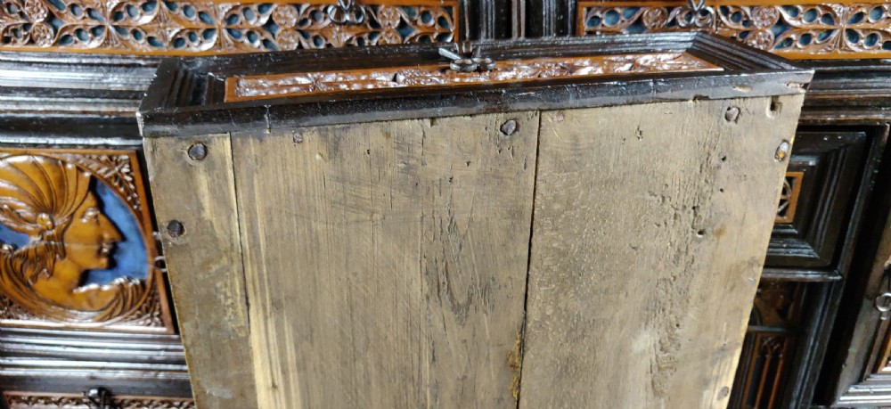 A fabulous Gothic walnut Vargueno.  View VIII