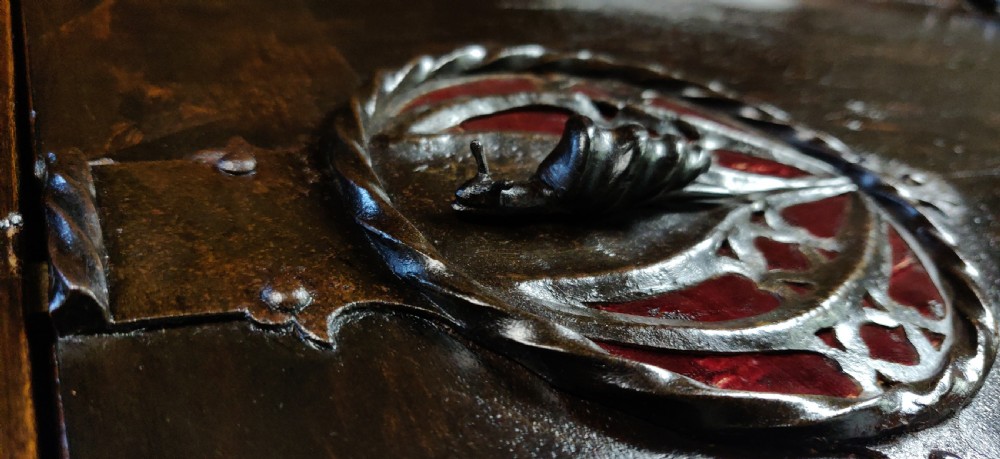 A fabulous Gothic walnut Vargueno.  View XIX