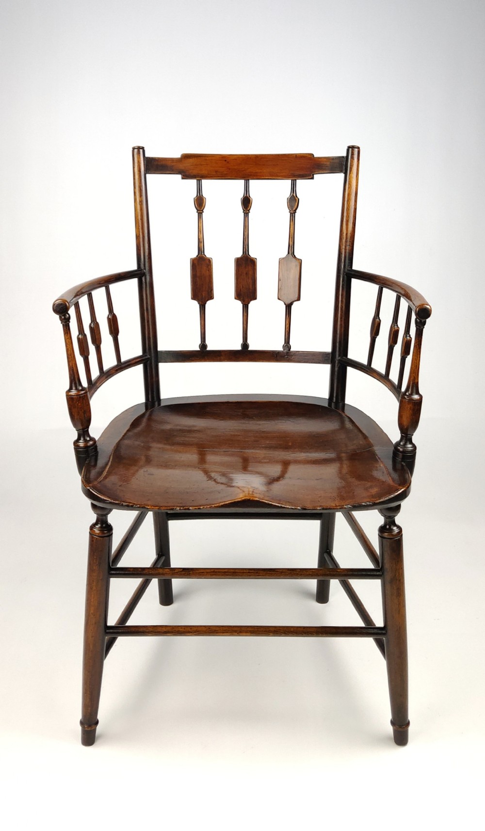 An unusual 19th century country armchair. 