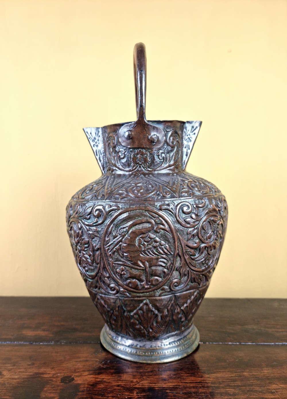 A 16th century repousse water bucket. View IV