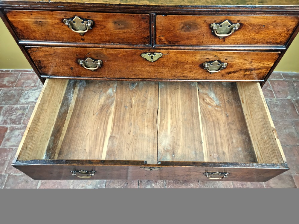 An 18th century walnut chest of drawers.  View VI