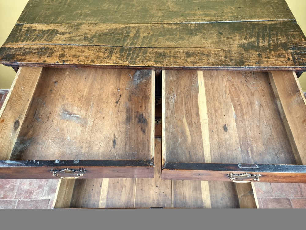 An 18th century walnut chest of drawers.  View VII