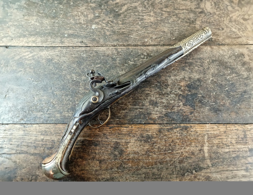 An 18th century ottoman flintlock pistol. 