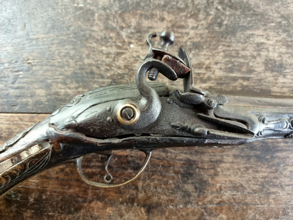An 18th century ottoman flintlock pistol.  View II