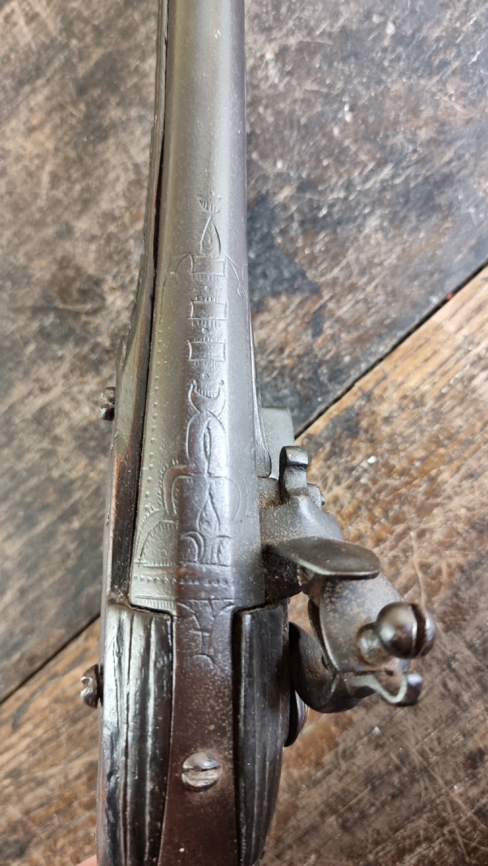 An 18th century ottoman flintlock pistol.  View IV