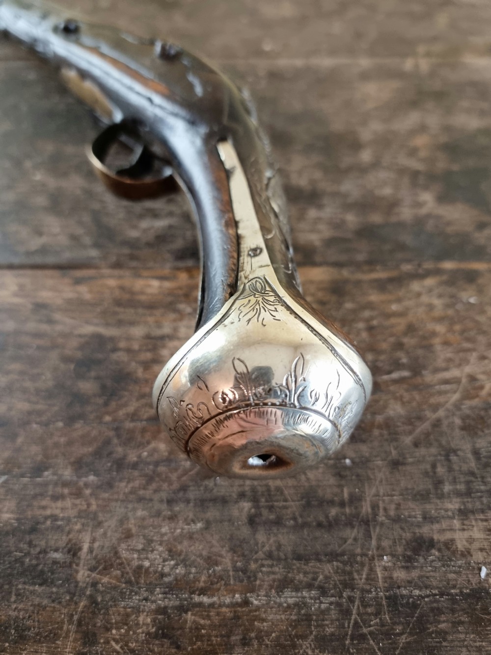 An 18th century ottoman flintlock pistol.  View IX