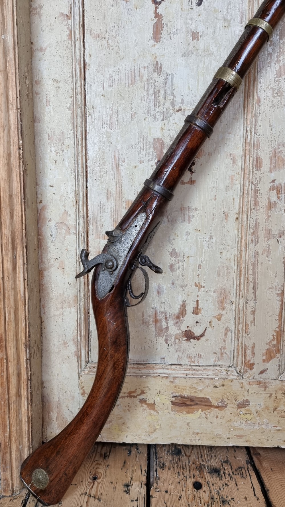 An early 19th century Jezail rifle.  View II