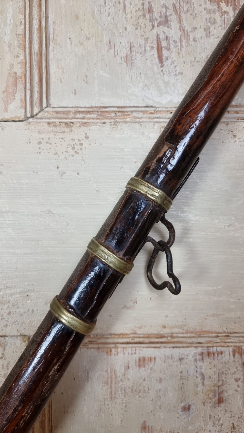 An early 19th century Jezail rifle.  View IV
