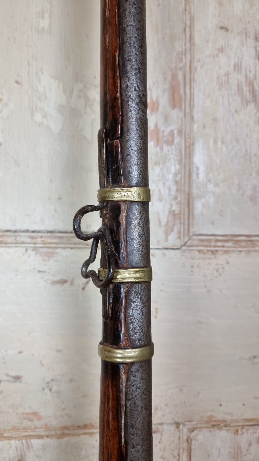 An early 19th century Jezail rifle.  View IX