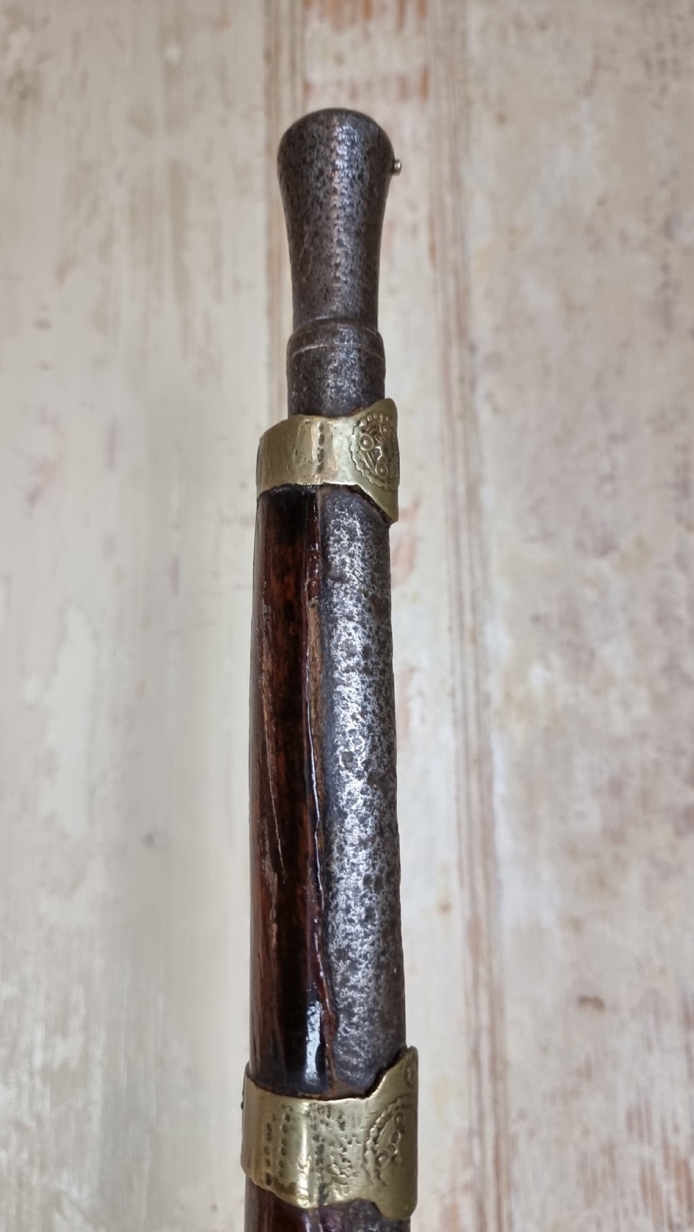 An early 19th century Jezail rifle.  View X