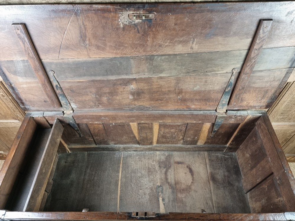 A 17th century mule chest. View VII