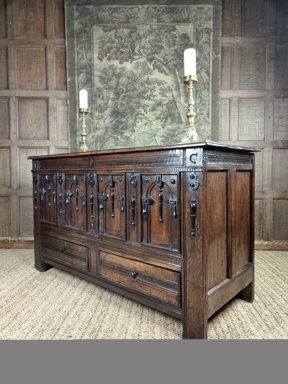 A 17th century mule chest. View IX