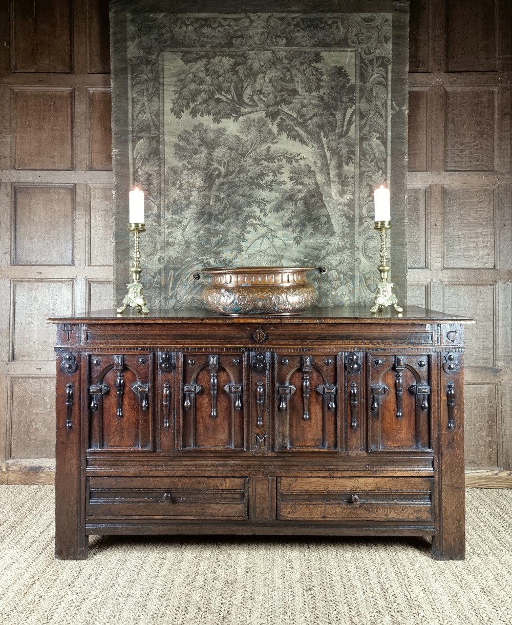A 17th century mule chest.