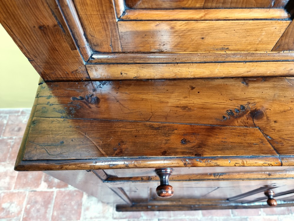A rare mid 18th century yew wood tridarn.  View XVI