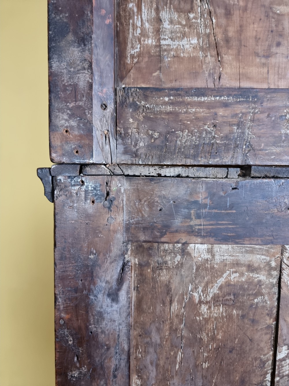 A rare mid 18th century yew wood tridarn.  View XXIV