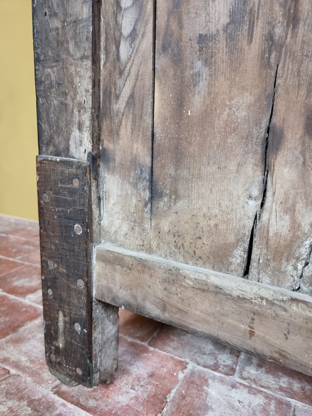A rare mid 18th century yew wood tridarn.  View XXVIII