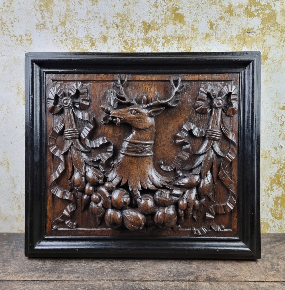 A George III period carved Panel.