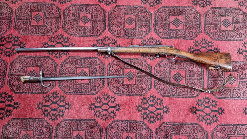 A 19th century French bolt action rifle. View VI