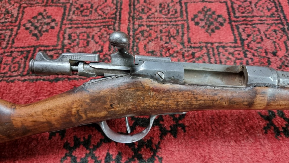 A 19th century French bolt action rifle. View X