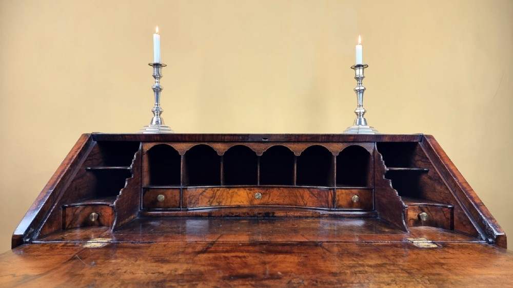 A fine queen Anne walnut bureau.  View IV