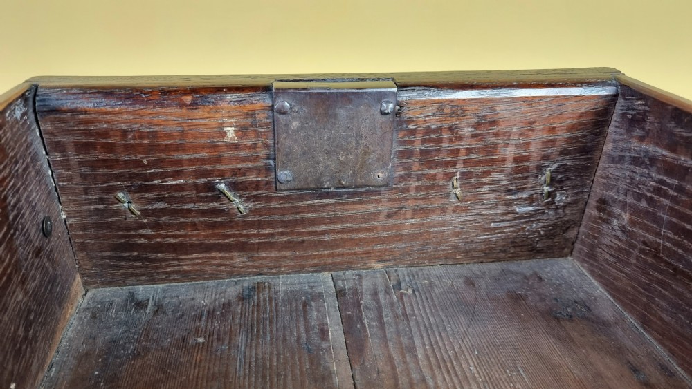 A fine George 1st low open dresser base.  View XIV