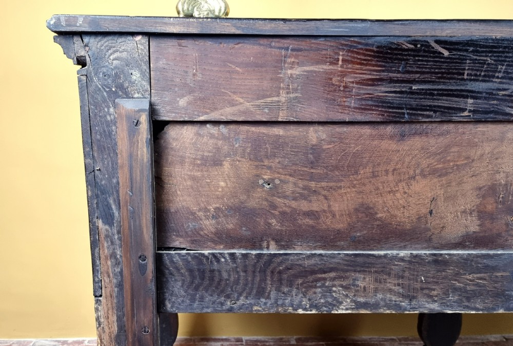A fine George 1st low open dresser base.  View XVII