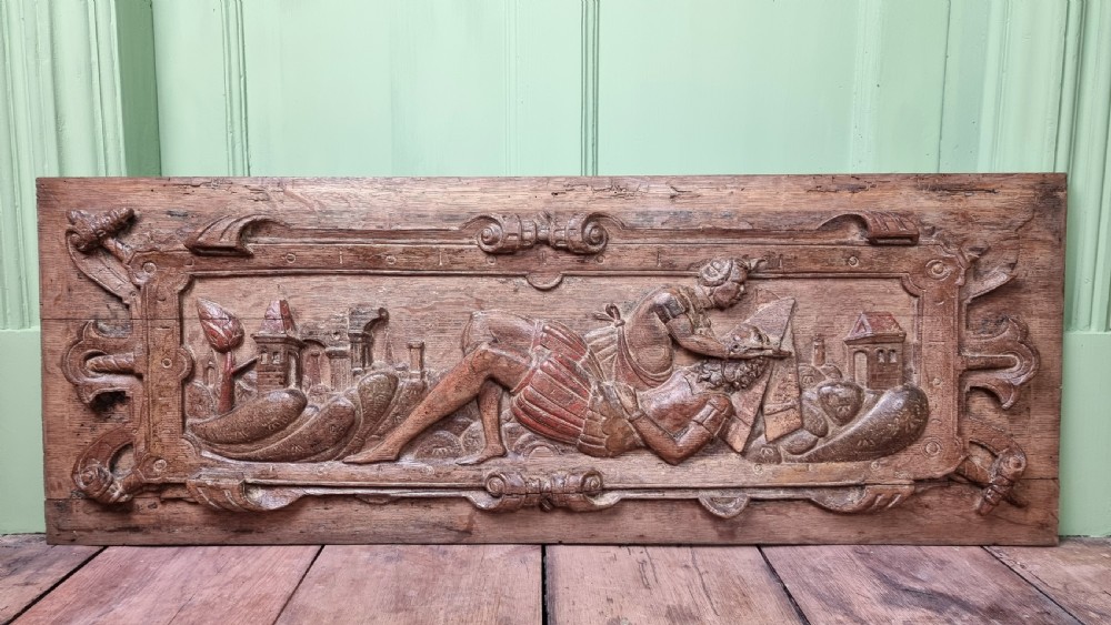 A large pair of 17th century panels.  View II