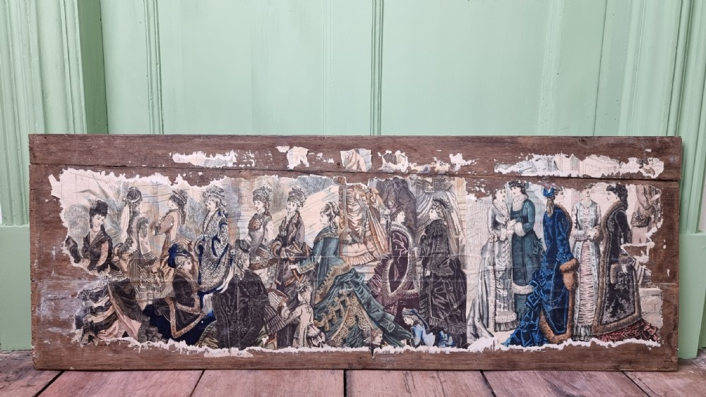 A large pair of 17th century panels.  View V