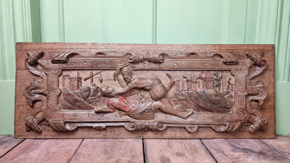 A large pair of 17th century panels.  View VI