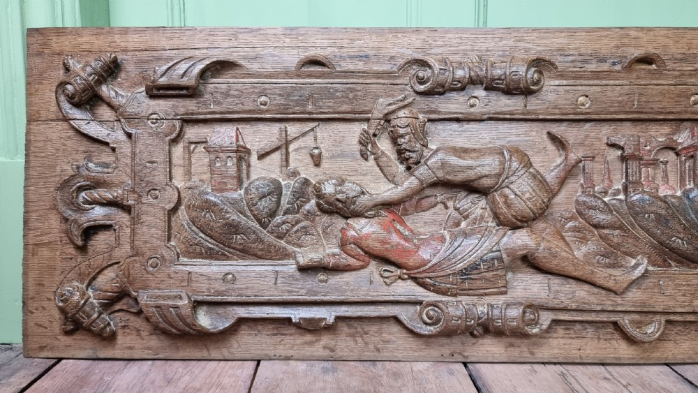 A large pair of 17th century panels.  View VII