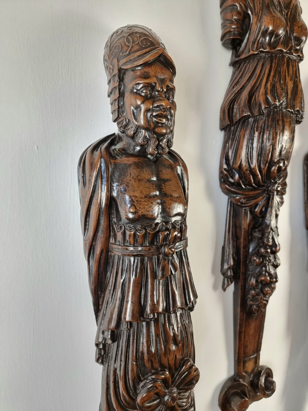 Three large late 16th- early 17th century figures.  View III