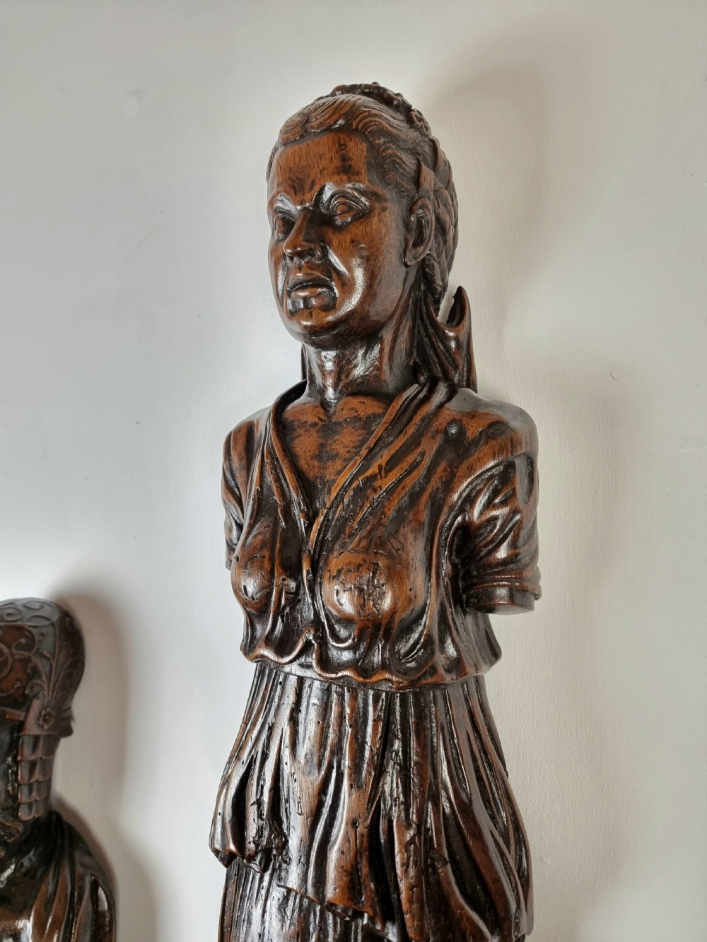 Three large late 16th- early 17th century figures.  View VII