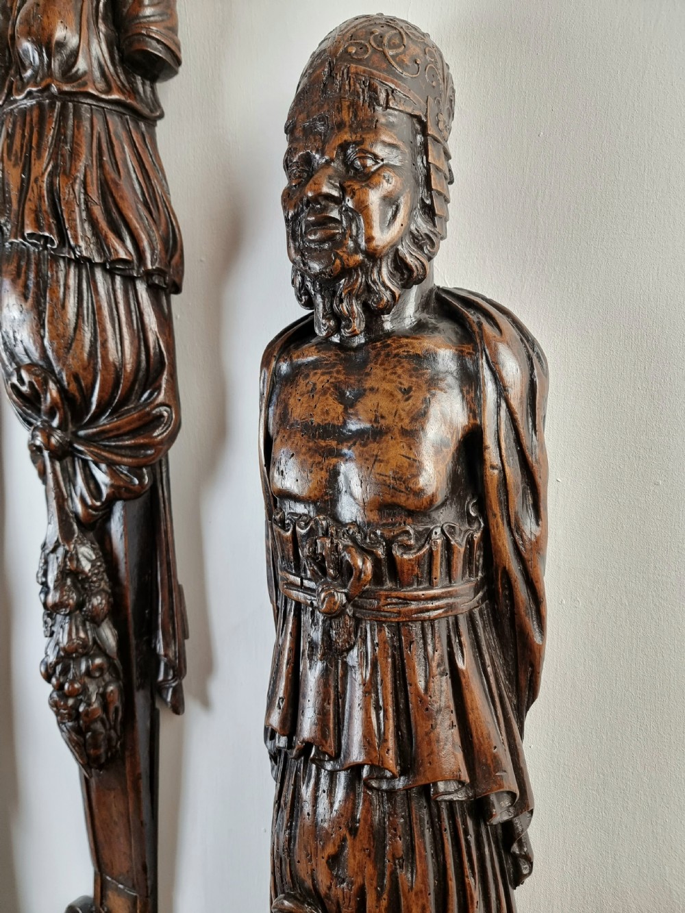Three large late 16th- early 17th century figures.  View X