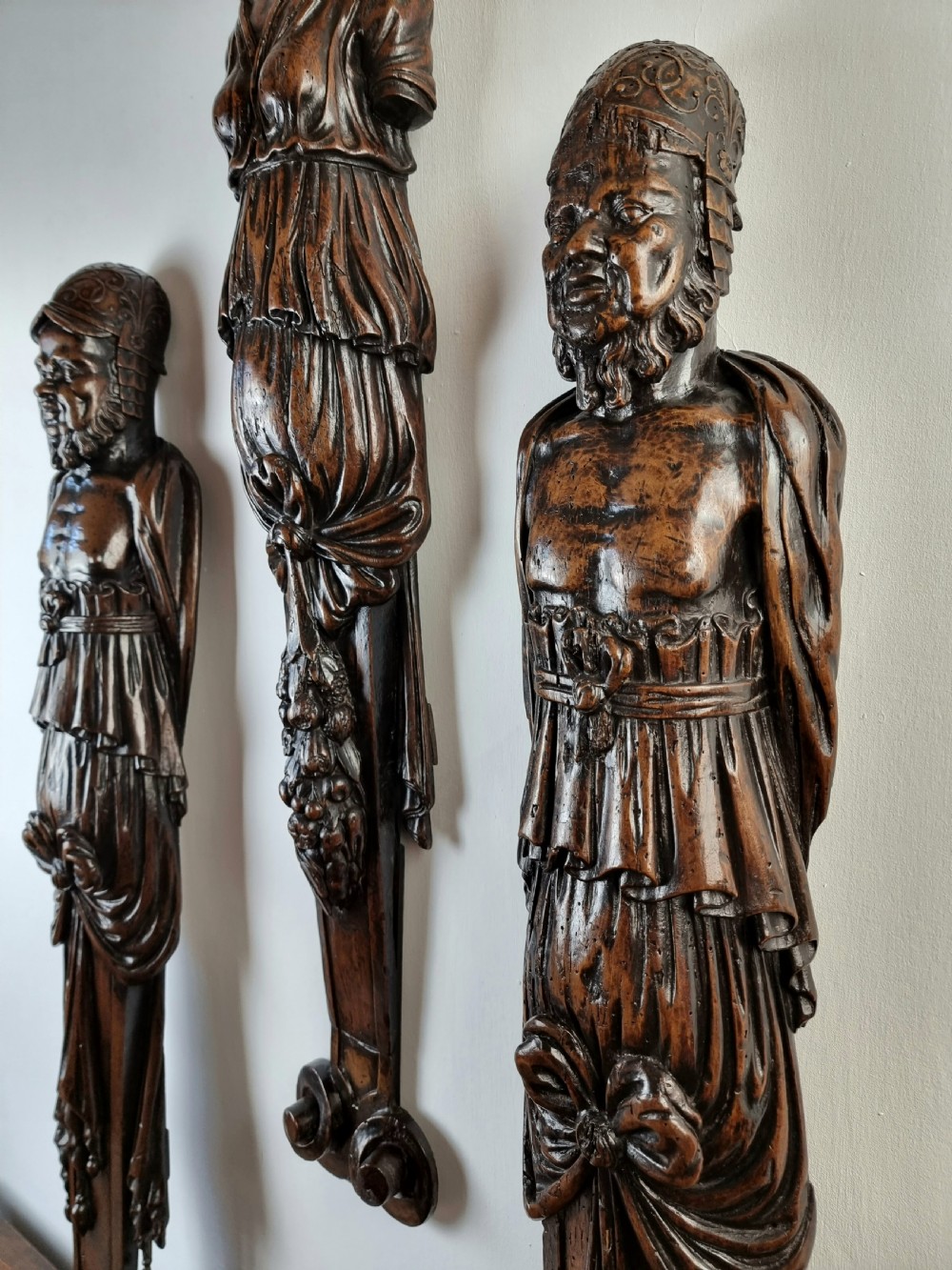 Three large late 16th- early 17th century figures.  View XI