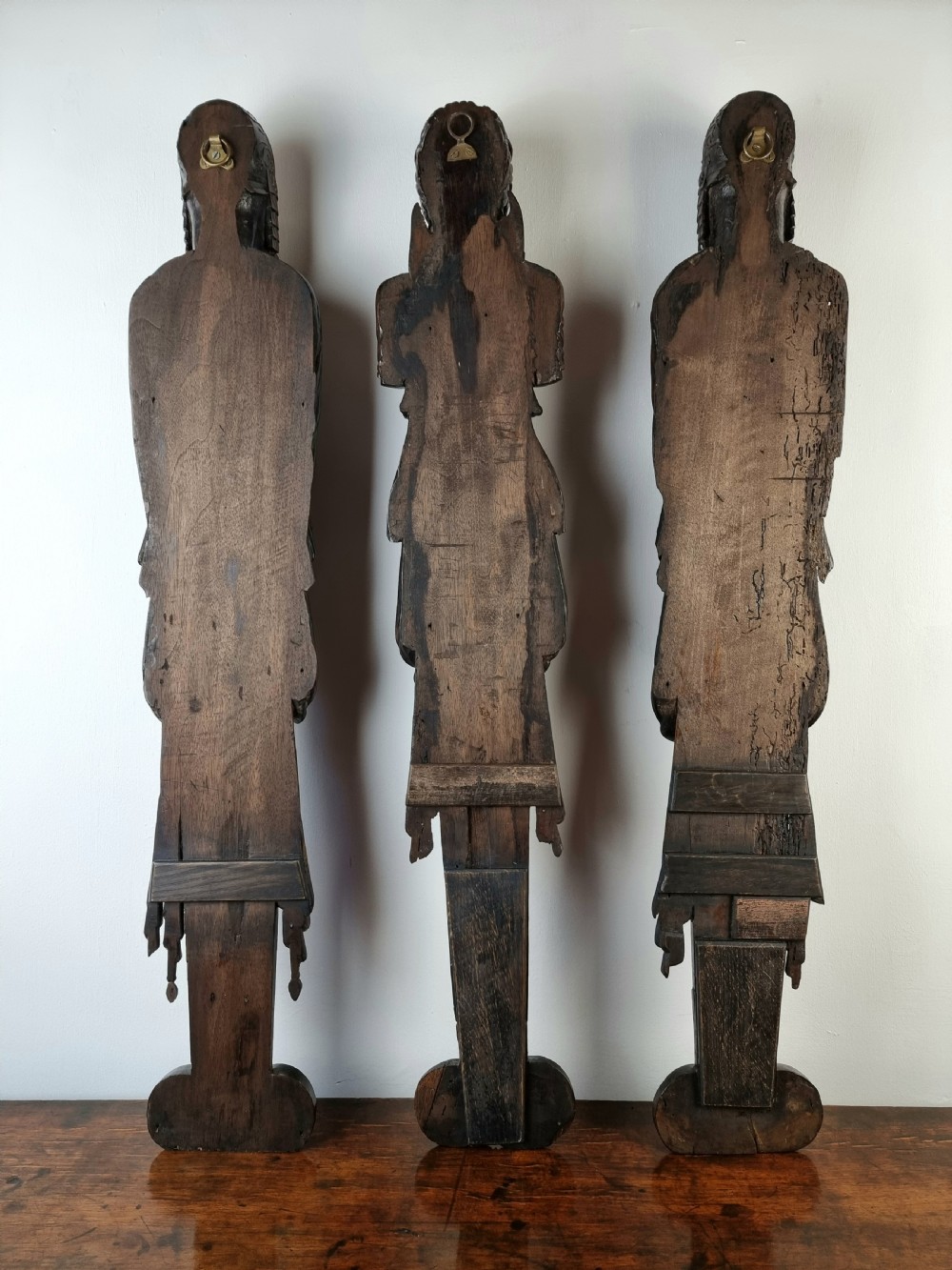 Three large late 16th- early 17th century figures.  View XIV