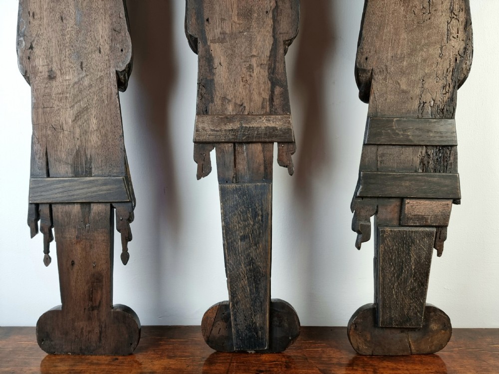 Three large late 16th- early 17th century figures.  View XV