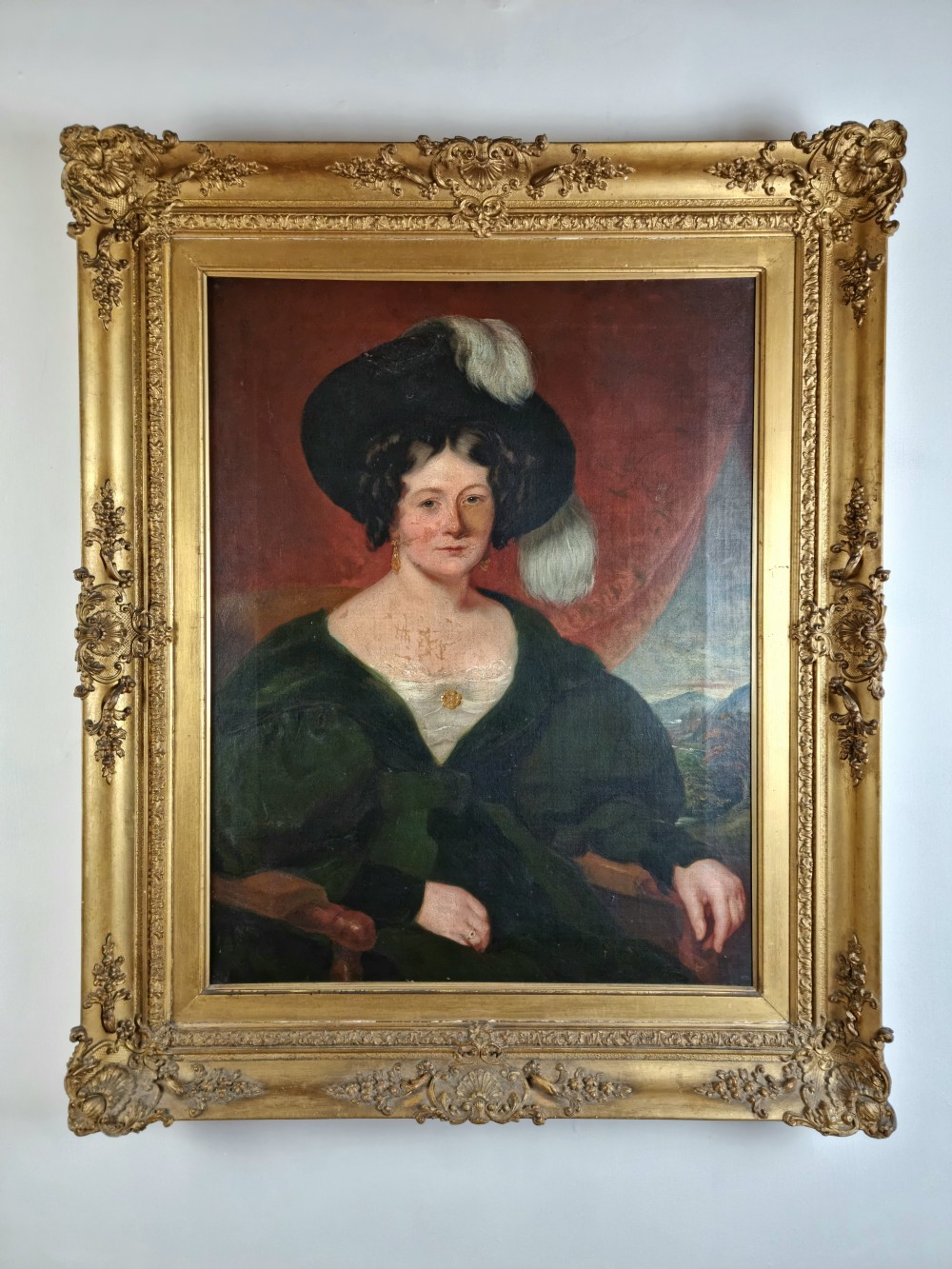 A 19th century portrait of a lady.