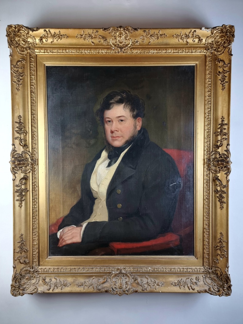 A 19th century portrait of a gentleman. 