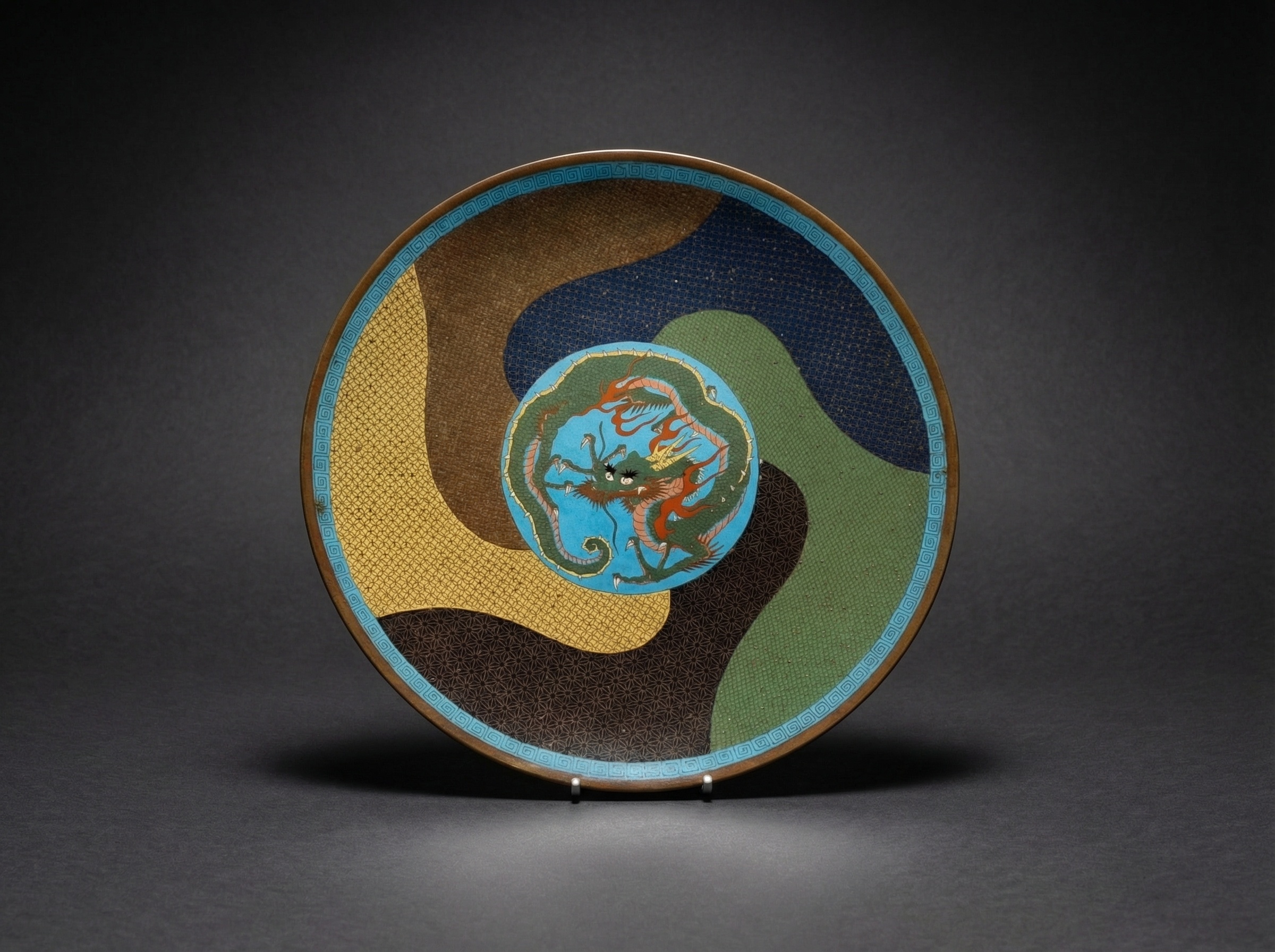 Extemely Fine Japanese Cloisonne Enamel 