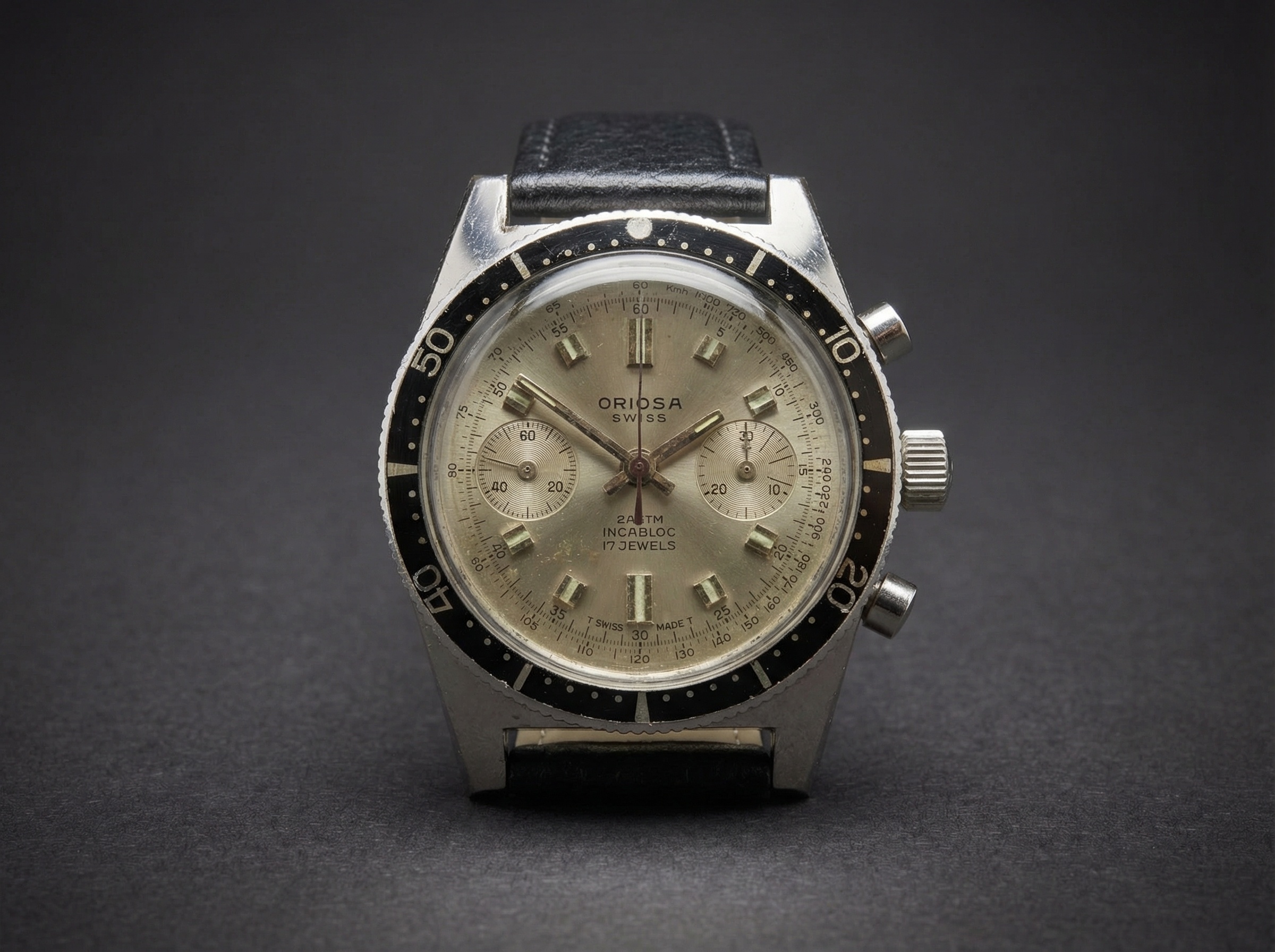 Oriosa Divers Swiss Chronograph Watch 1960s